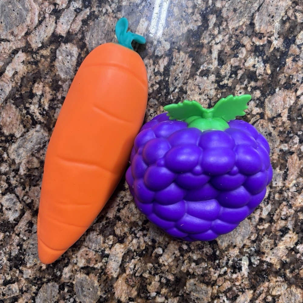 Viral Smush Mart Scented Grape Jumbo Squishy Scented Grape & Sunny Day Carrot - Picture 2 of 2